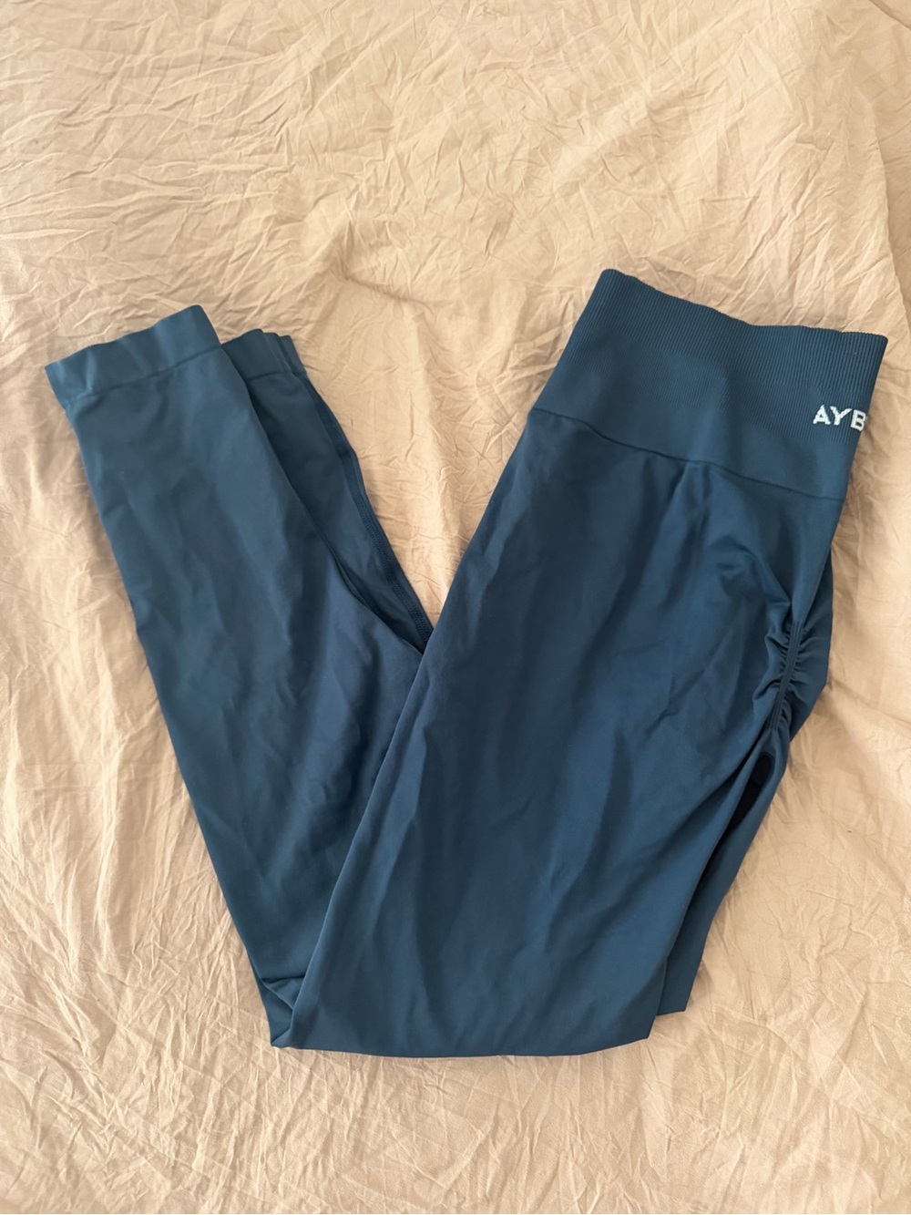 AYBL Deep Teal High-Waist Performance Leggings